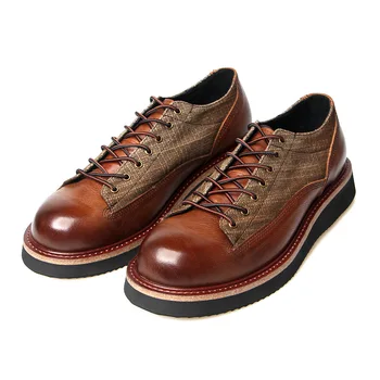 Új munka & biztonsági cipő shoes de ville hommes cuir kiváló minőségű bőr cipő férfiaknak