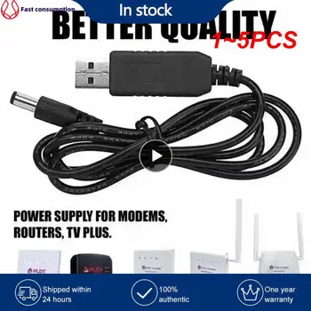1~5DB DC táp Kábel, Univerzális USB-DC Jack Töltő Kábel Tápkábel Csatlakozó Adapter Router Mini Ventilátor Hangszóró