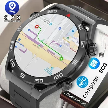 A Huawei 2023 Új NFC EKG+PPG Bluetooth Hívás Smartwatch GPS Tracker Mozgás Karkötő Fitness Forxiaomi Órák Végső MenGift