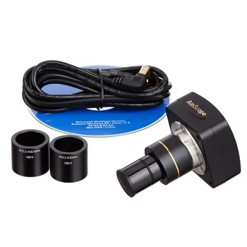 AmScope 1.3 MP USB2 Mérési Szoftver Digitális Mikroszkóp Kamera MU130