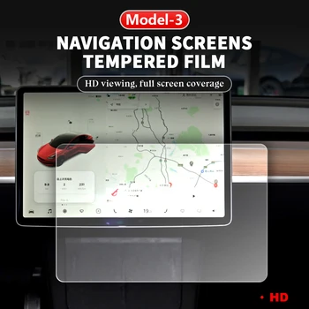 Autó, Érintőképernyős Navigációs Üveg, Edzett Film Védő Auto Dekoráció Tesla 2017 2018 2019 2020 2021 Modell 3 Modell Y