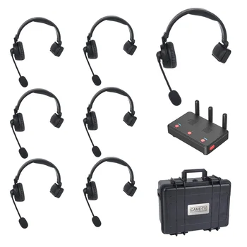CEME-TV 7-személy Vezeték nélküli Duplex Digitális Fejhallgató Kommunikátor Eszközök Hub 7 Csomag Audio használata
