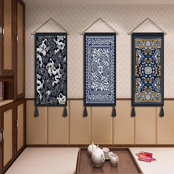 Kínai Stílusú Lapozzunk Festmények Etnikai Room Decor Esztétikai Wall Art Poszter Lóg Lakberendezési Gobelin