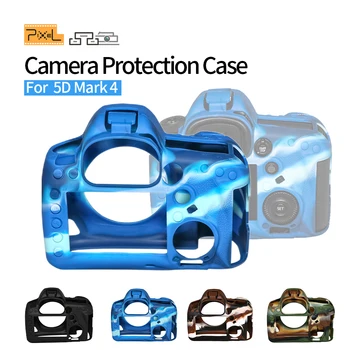 Pixel Kamera Táska Testet Védő burkolata Puha Szilikon Páncél Bőr Esetében DSLR Fényképezőgép Canon 5D Mark4 Fotózás Tartozékok
