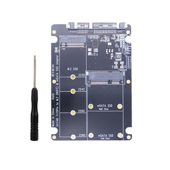 SSD Adapter mSATA SSD M2 Adapter Tábla M2-es SATA 3.0 Átalakító Kelő az 2230 2242 2260 2280 M. 2 SATA SSD Fél/Teljes Méret mSATA