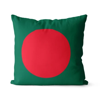 Wuzidream A Bangladesi Zászló Párna Fedezze Dekoráció Párnahuzat Dekoratív Párnát Fedezni Kanapé Párnahuzat